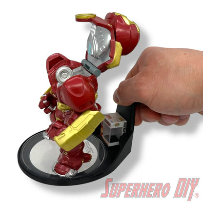 Wall shelf for Bitty Bots, designed to display Funko Bitty Pop figures alongside their matching Bitty Bot companion box