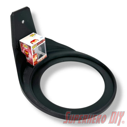 Wall shelf for Bitty Bots, designed to display Funko Bitty Pop figures alongside their matching Bitty Bot companion box