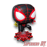 Miles Morales Funko Pop on Web Shelf for Spider-Man Funko Pop Display