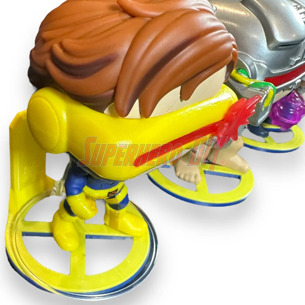 X-SHELF Floating Figure Shelf perfect for X-Men Funko Pop Collection - Superhero DIY