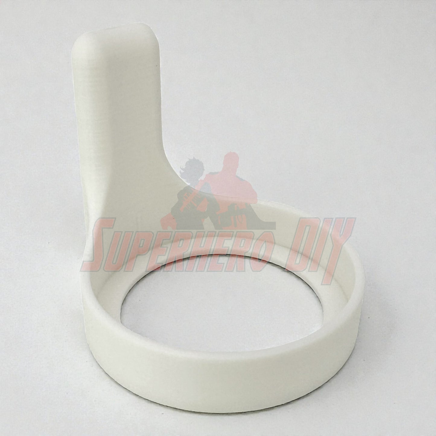 3D-printed display shelf for Amiibo, compatible with command strips, no screws needed, ideal for Nintendo Amiibo accessories.