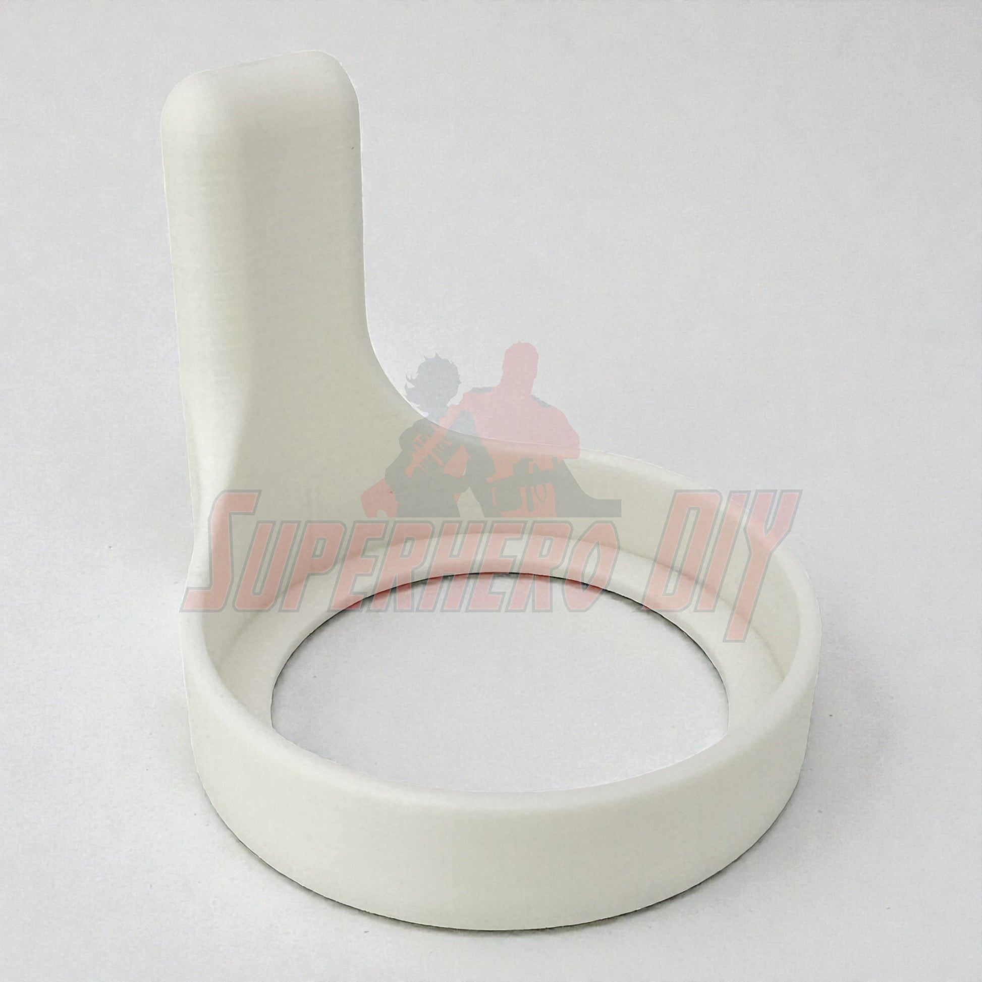 3D-printed display shelf for Amiibo, compatible with command strips, no screws needed, ideal for Nintendo Amiibo accessories.