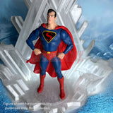 1:12 scale figure on Arctic Ice Crystal Fortress Display Stand, showcasing icy backdrop for action figures. Figure not included.