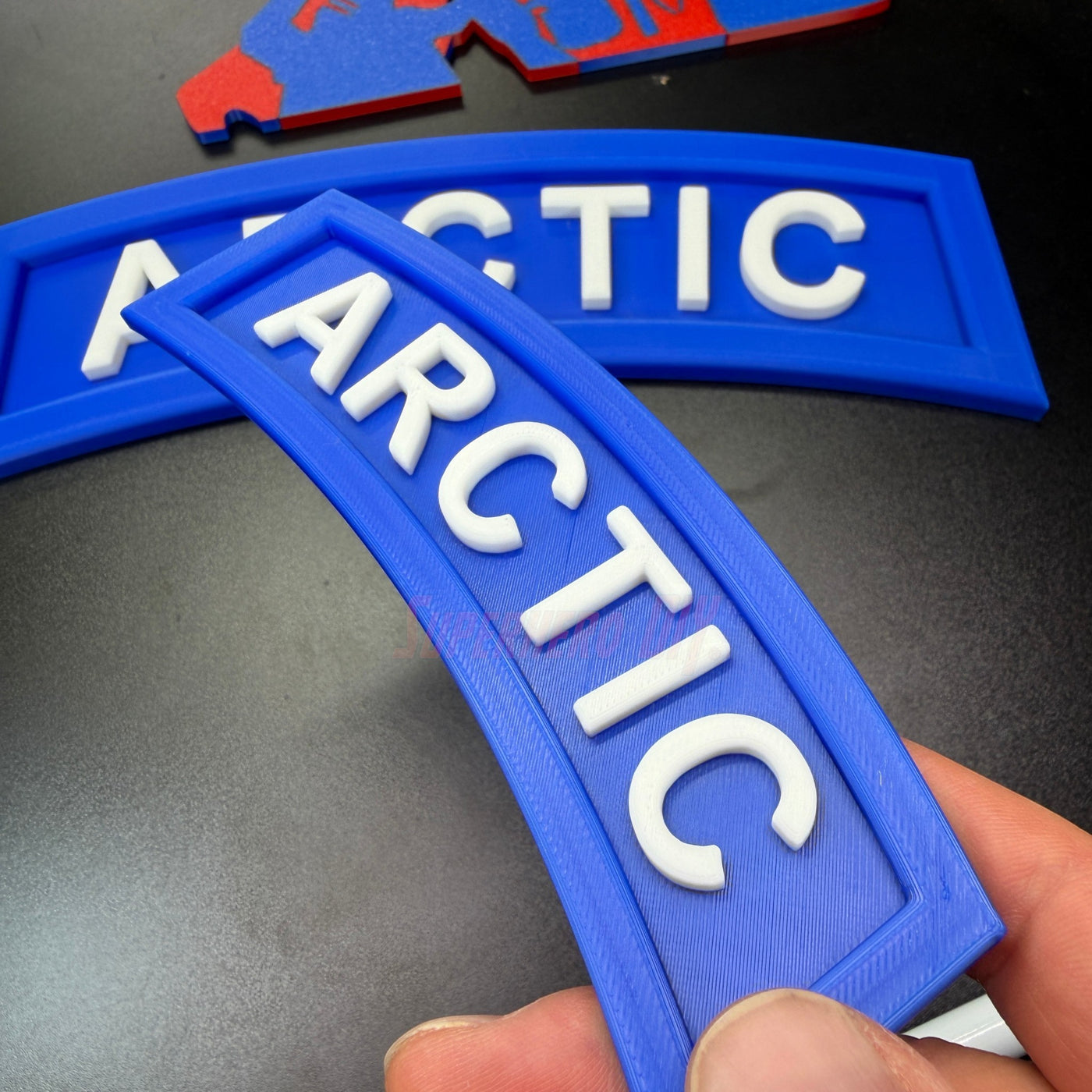 3D Army Arctic Tab – Multiple Sizes (4-12 inches)