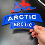 3D Army Arctic Tab – Multiple Sizes (4-12 inches)