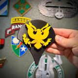 Army enlisted rank insignia in four widths, 2, 4, 6, and 8 inches, pay grades E-2 through E-9