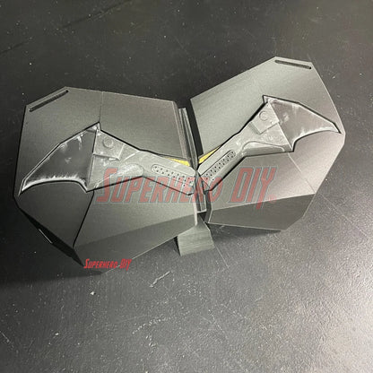 The Batman 2022 Chest Armor for Cosplay or Display | Magnetic Chest Logo for 2022 Batman costume | 3D-printed plastic Batman prop - Superhero DIY
