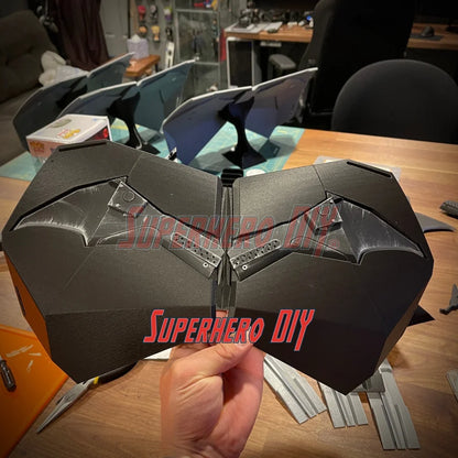 The Batman 2022 Chest Armor for Cosplay or Display | Magnetic Chest Logo for 2022 Batman costume | 3D-printed plastic Batman prop - Superhero DIY