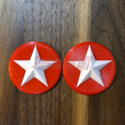 Cap TFA Shoulder Stars (set of 2) - Superhero DIY