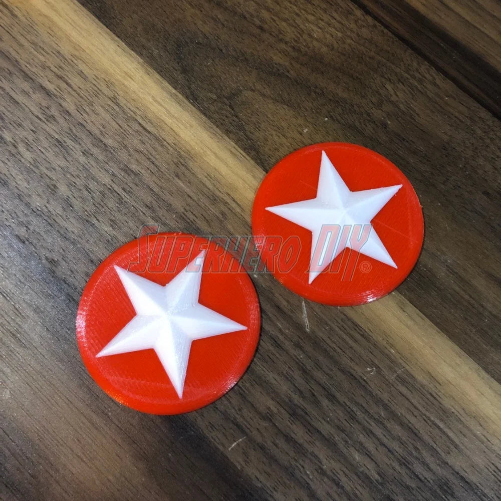 Cap TFA Shoulder Stars (set of 2) - Superhero DIY