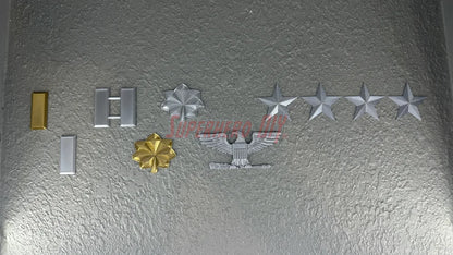 Captain Rank | Navy Lieutenant US Military Officer Rank Insignia | Authentic rank - multiple sizes! - Superhero DIY