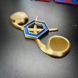 Chemical Corps insignia displayed prominently on a flat surface with vibrant colors and intricate details.