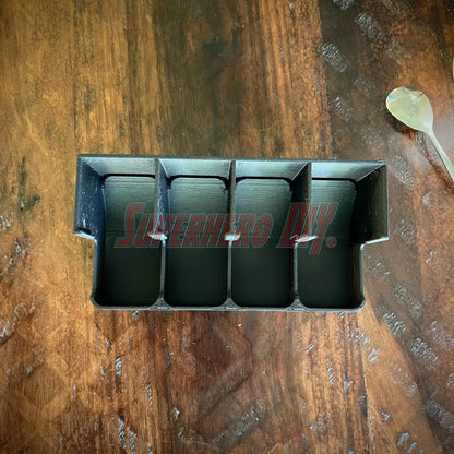 Coffee Pod Sleeve Holder for Nespresso | Multiple Sizes & Colors | Coffee Pod Dispenser Tray | Eco-Friendly Nespresso Capsule Organizer Stand - Superhero DIY
