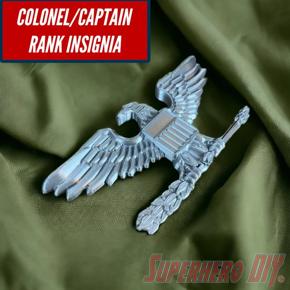 Colonel / Captain Rank Insignia | Perfectly detailed and authentic full bird rank - Superhero DIY