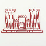 Combat Engineer Corps Castle US Army Marines Sign Badge Emblem Logo or Wall Art - Superhero DIY