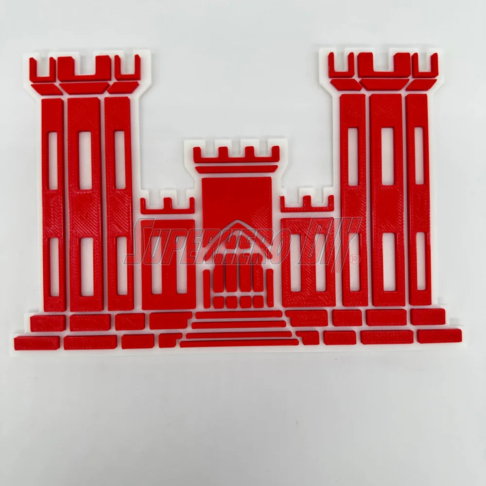 Combat Engineer Corps Castle US Army Marines Sign Badge Emblem Logo or Wall Art Military