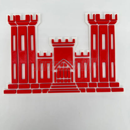 Combat Engineer Corps Castle US Army Marines Sign Badge Emblem Logo or Wall Art Military