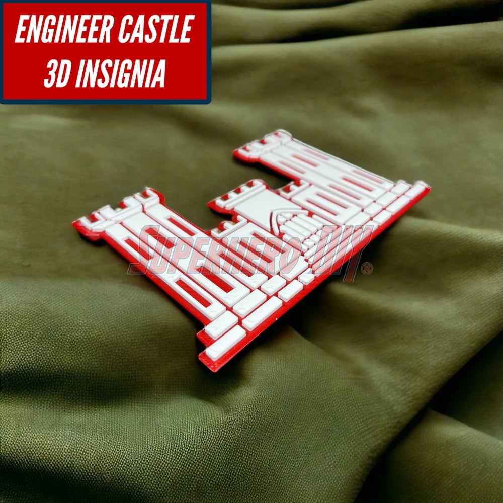 Combat Engineer Corps Castle US Army Marines Sign Badge Emblem Logo or Wall Art - Superhero DIY