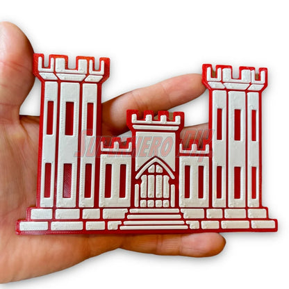Combat Engineer Corps Castle US Army Marines Sign Badge Emblem Logo or Wall Art - Superhero DIY