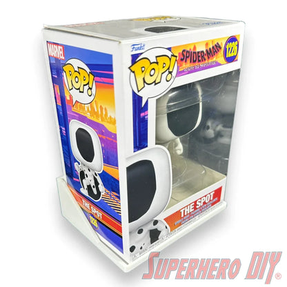 Check out the Command strip-mounted Pop Box Floating Shelves | Fits Soft Cases or Funko Pop Box only | Strips included from Superhero DIY! The perfect solution for only $4.29
