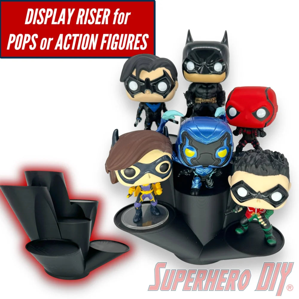 Crystal Display Riser for Action Figures or Funko Pops - Superhero DIY