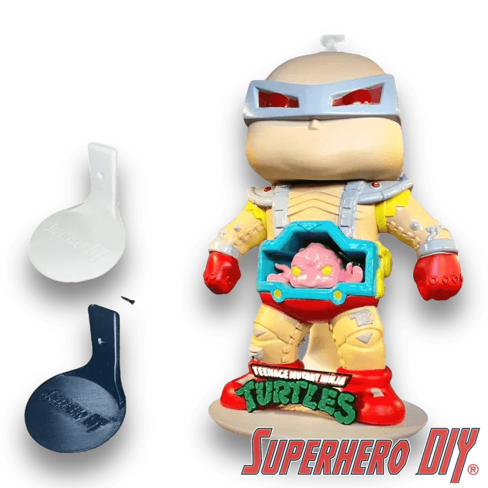 DELUXE size Floating Figure Shelves for POP! DELUXE Vinyl figures | Wall Stand Display Shelves for LARGE pops 6-inch or Deluxe - Superhero DIY