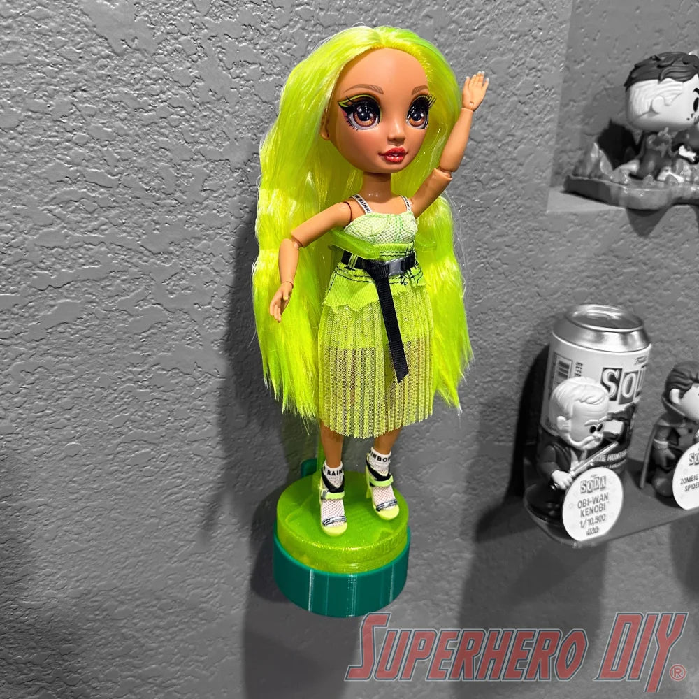 Display Shelves for Rainbow High | Display and Accessories storage for Rainbow High Dolls - Superhero DIY