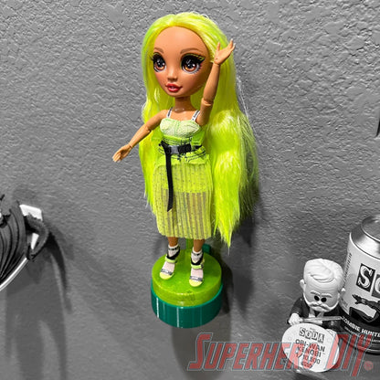 Display Shelves for Rainbow High | Display and Accessories storage for Rainbow High Dolls - Superhero DIY