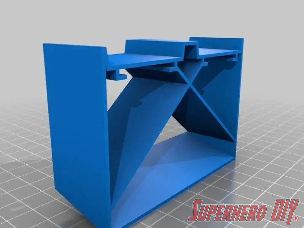 Double Ramp compatible with Hot Wheels Racing Track - Superhero DIY