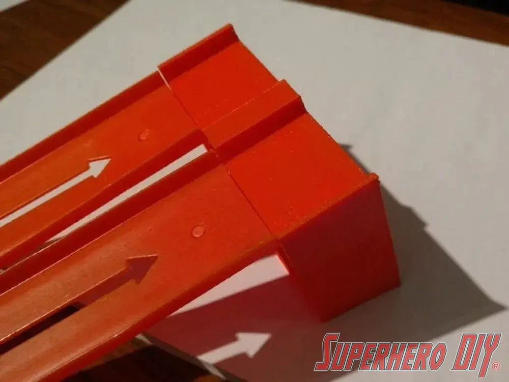 Double Ramp compatible with Hot Wheels Racing Track - Superhero DIY