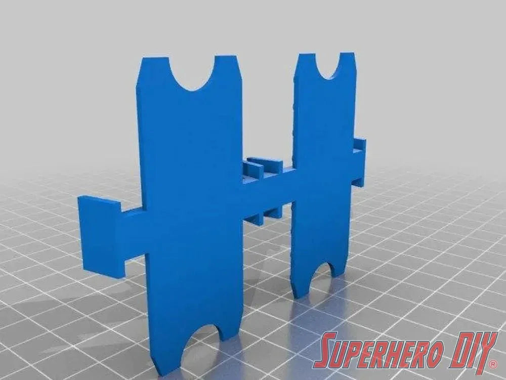 Check out the Double Track Connector compatible with Hot Wheels Racing Track | Keep two tracks together easily and quickly from Superhero DIY! The perfect solution for only $1.79