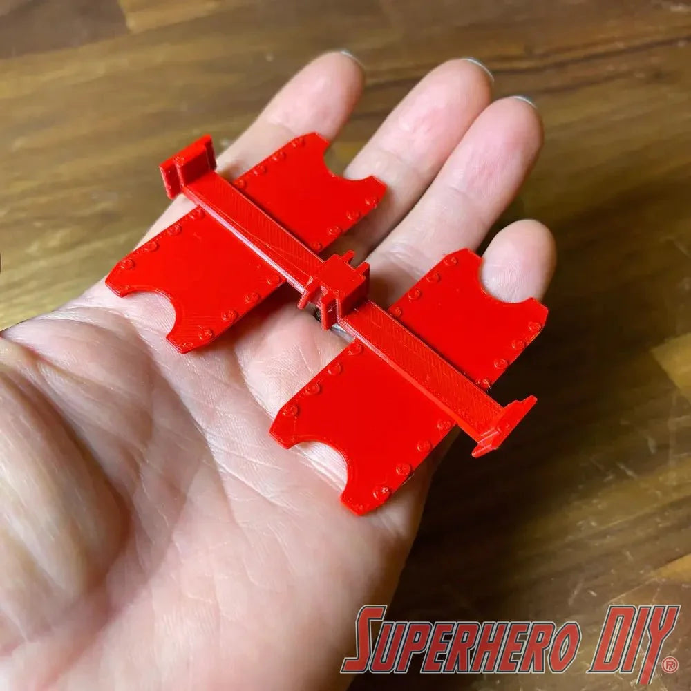 Double Track Connector compatible with Hot Wheels Racing Track | Keep two tracks together easily and quickly - Superhero DIY