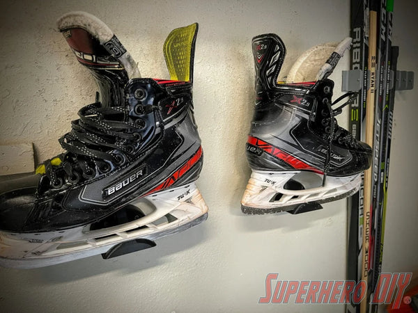 Duck Ice Skate Wall Mount | Garage Hockey Gear Storage Solution - Superhero DIY