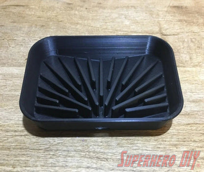 Check out the Fan Out Soap Dish | Bar Soap Holder with center drain and fan out design from Superhero DIY! The perfect solution for only $10.34