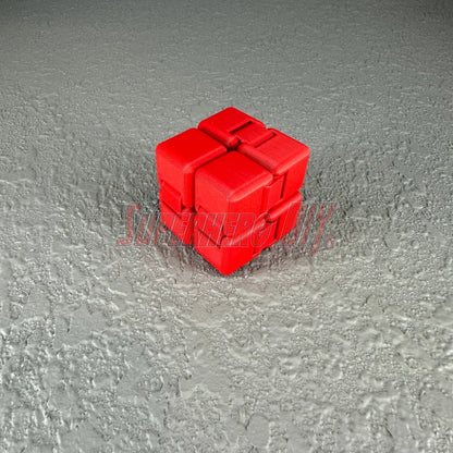 Fidget Infinity Cube | Fun articulating gadget great for one-handed tactile play and fidget toy - Superhero DIY