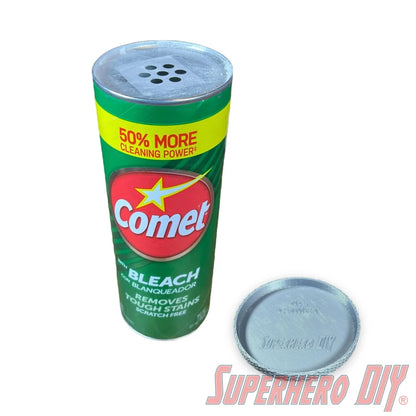 FLEXIBLE Lid for Comet Cleanser | Fits snugly on powder cleanser can | Cover for Comet cans - Superhero DIY