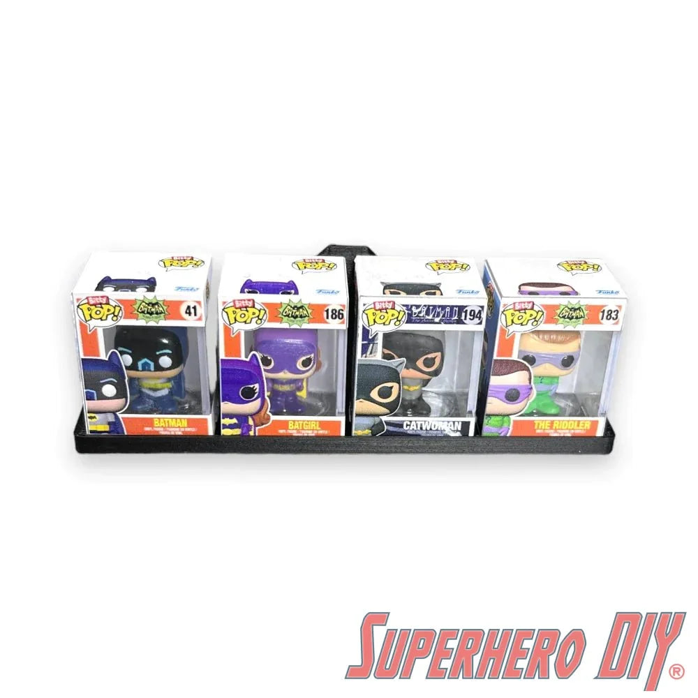 Floating Shelf for Bitty Pop Boxes - Superhero DIY