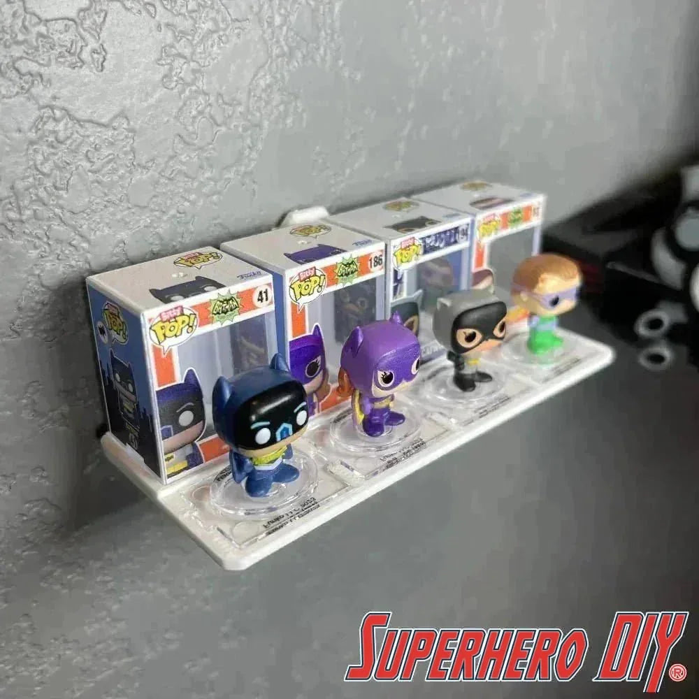 Floating Shelf for Bitty Pops - Superhero DIY