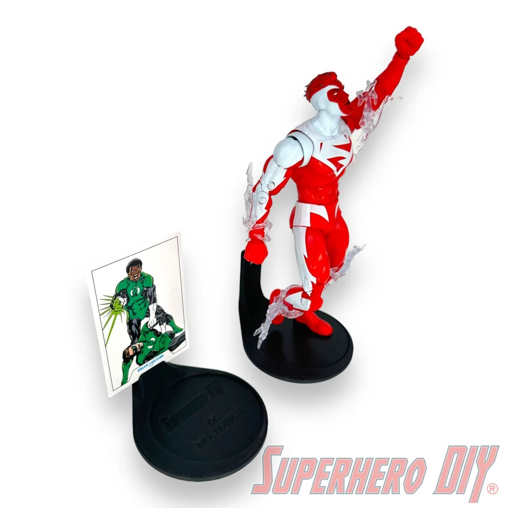 Floating Shelf for DC Multiverse Figures | Fits black base stand - Superhero DIY