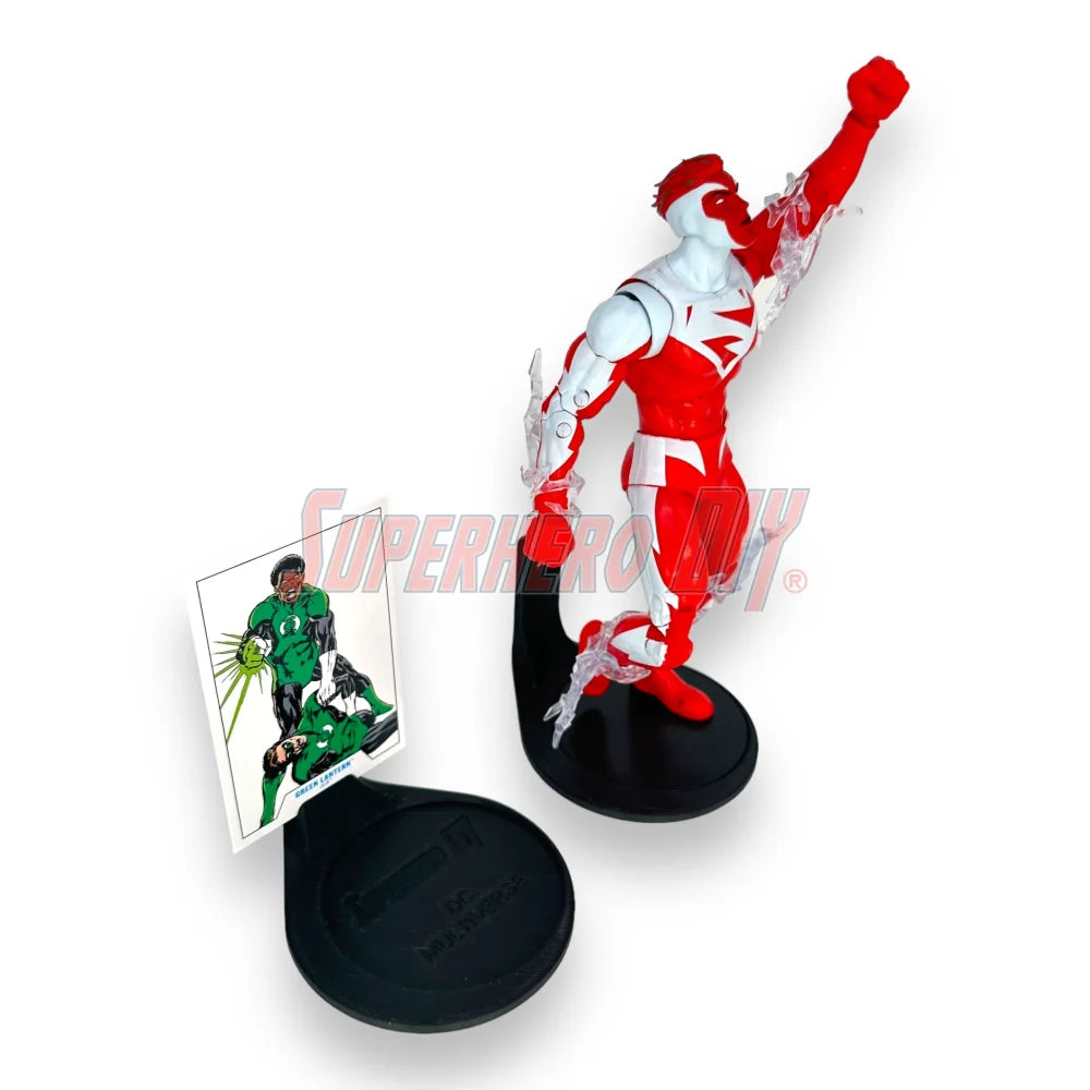 Floating Shelf for DC Multiverse Figures | Fits black base stand - Superhero DIY