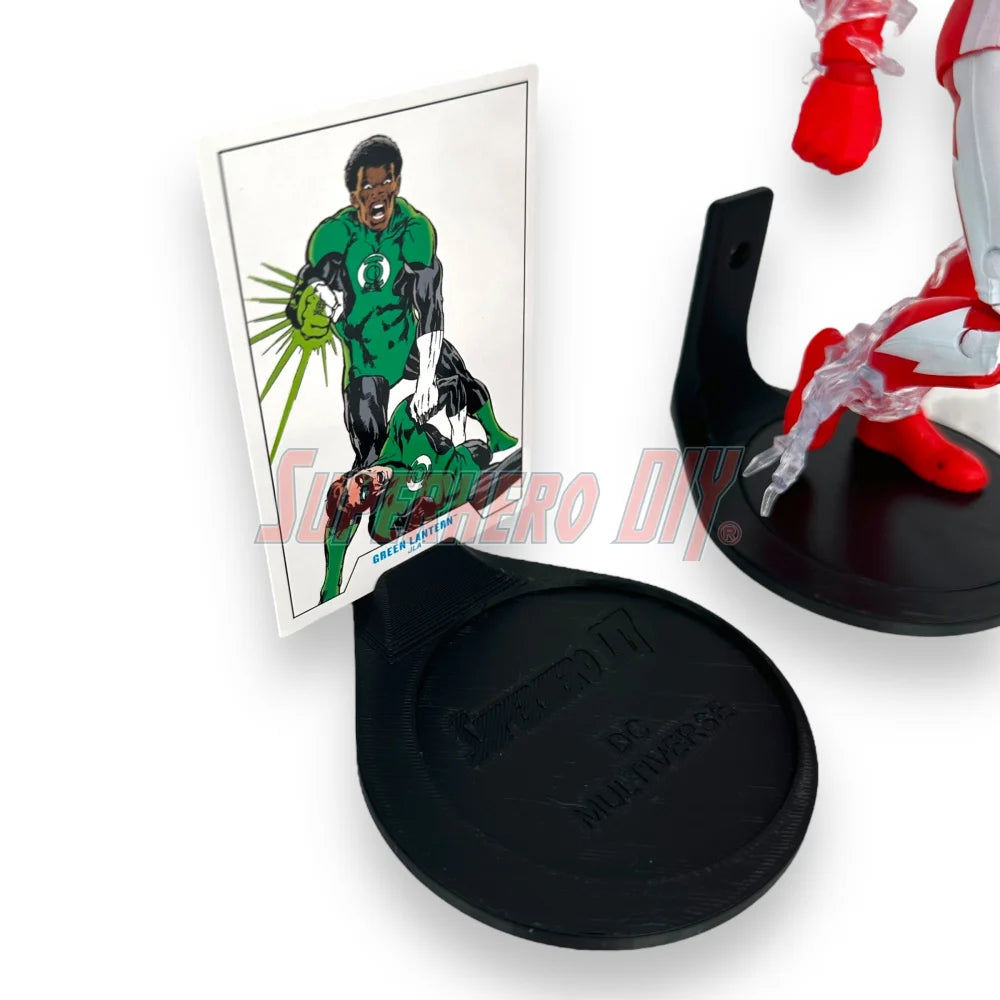 Floating Shelf for DC Multiverse Figures | Fits black base stand - Superhero DIY