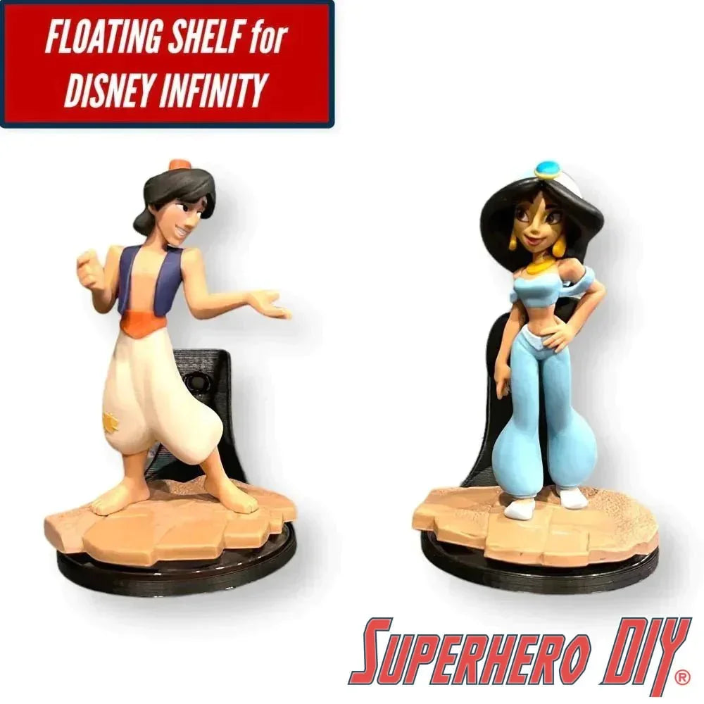 Floating Shelf for Disney Infinity | Comes with Command Strips - Superhero DIY