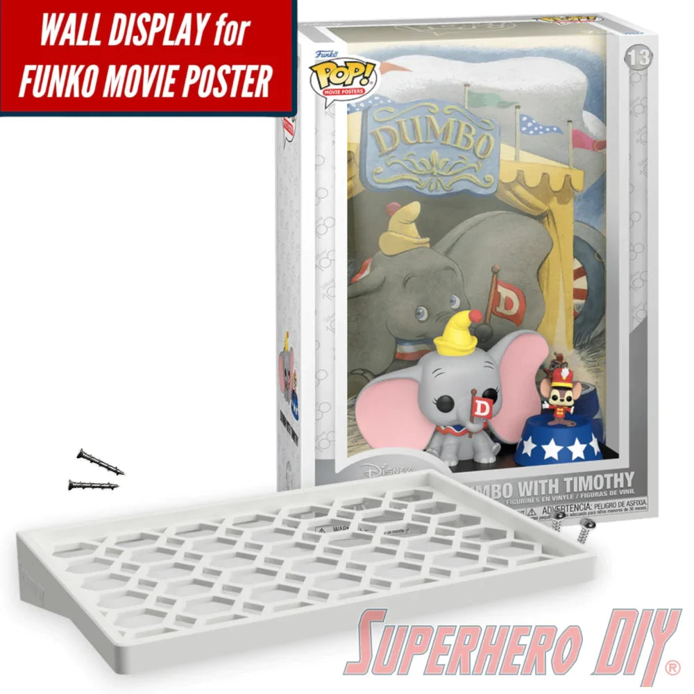 Check out the Floating Shelf for DUMBO WITH TIMOTHY #13 Funko Pop! Movie Poster from Superhero DIY! The perfect solution for only $24.99