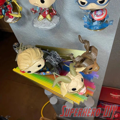 Wall Shelf Display for Funko Rides! Goat Boat | Out of box display | Screws included - SuperheroDIY