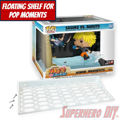 Check out the Floating Shelf for Funko Pop! Anime Moments Sasuke vs Naruto #732 from Superhero DIY! The perfect solution for only $18.99