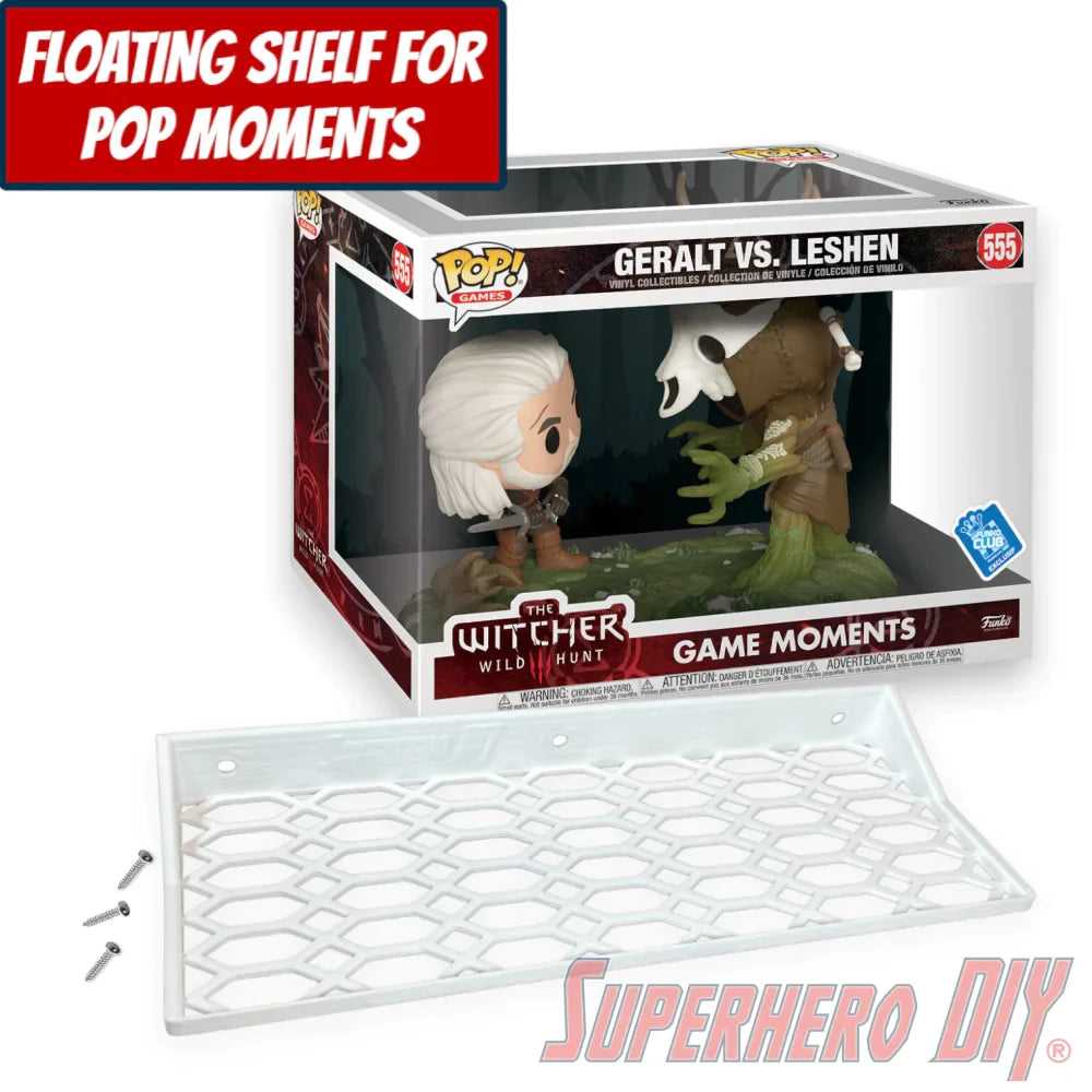 Check out the Floating Shelf for Funko Pop! Game Moments Geralt vs Leshen (The Witcher) #555 from Superhero DIY! The perfect solution for only $18.99