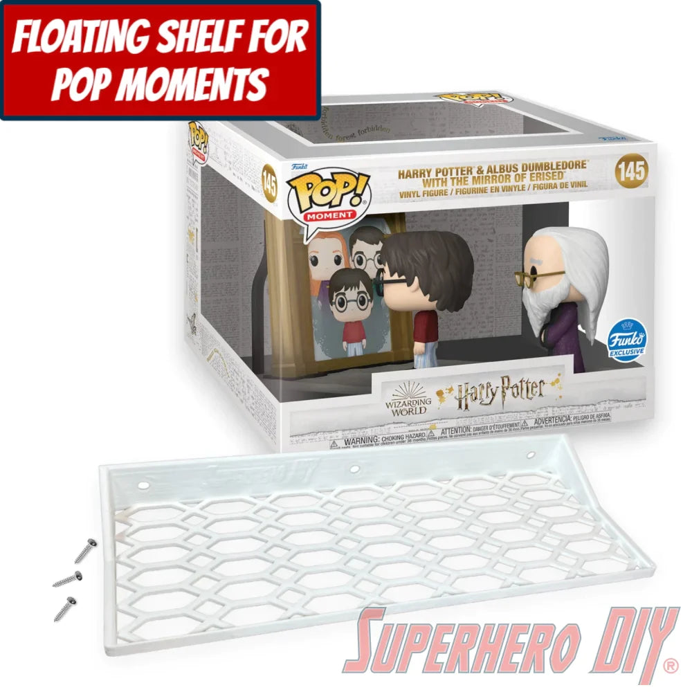 Floating Shelf for Funko Pop! Moment Harry Potter & Albus Dumbledore with The Mirror of Erised #145 (Harry Potter)