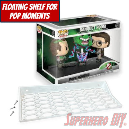 Check out the Floating Shelf for Funko Pop! Movie Moments Banquet Room Ghostbusters #730 from Superhero DIY! The perfect solution for only $18.99
