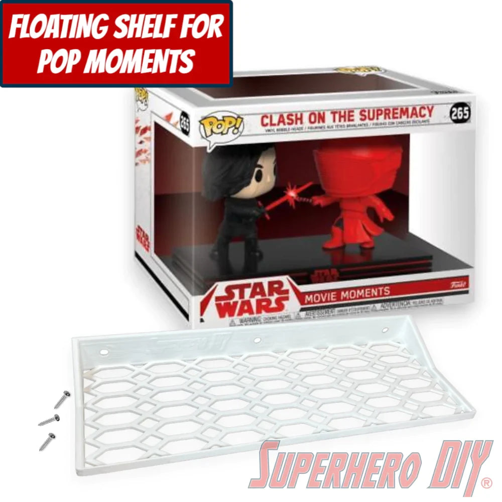 Floating Shelf for Funko Pop! Movie Moments Clash on the Supremacy (Kylo) #265