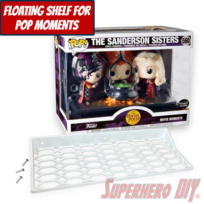 Check out the Floating Shelf for Funko Pop! Movie Moments The Sanderson Sisters (Hocus Pocus) #560 from Superhero DIY! The perfect solution for only $18.99